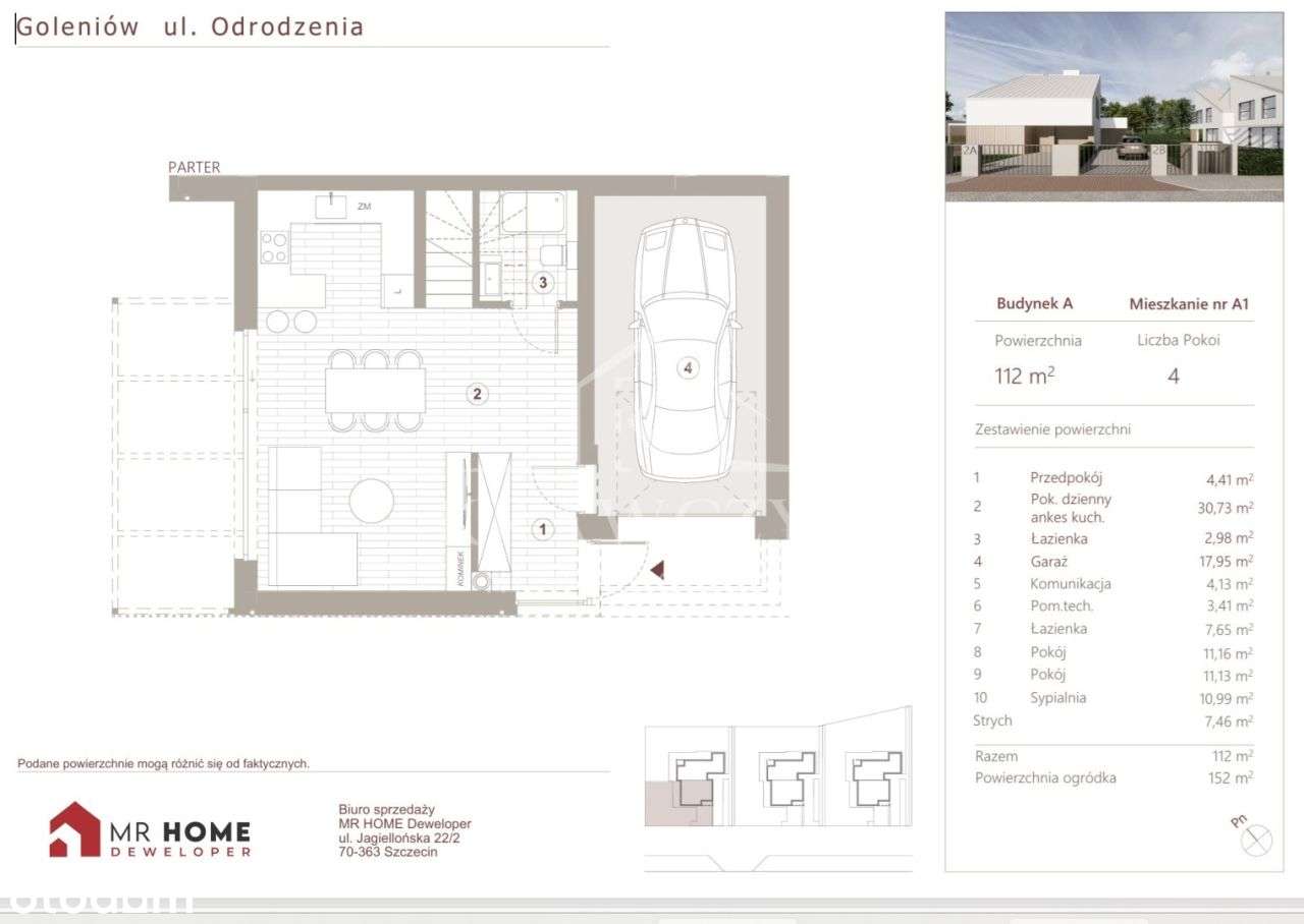 Goleniów - Nowoczesne Domy - ul. Odrodzenia-5