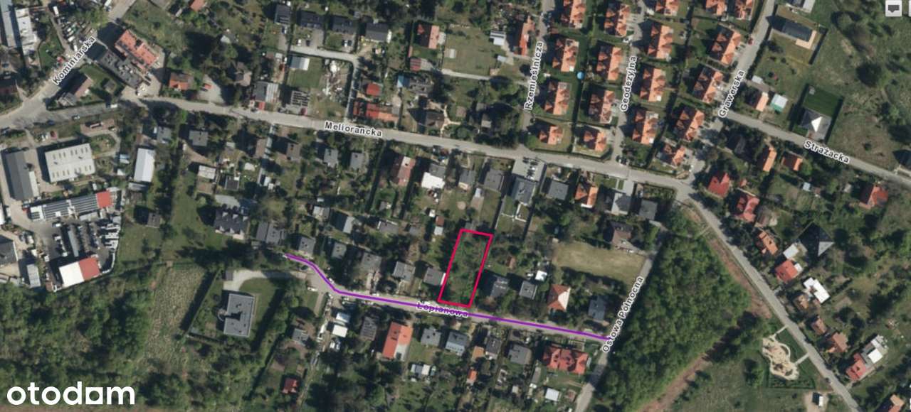 Działka z WZ na 4 lokale 400 m2 PUM - Pełny obrazek: 2/4