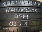 OPONA POJEDYNKA  235/40R18 HANKOOK VENTUS PRIME 3 DOT 0321 7.5MM - 1