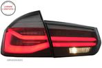 Stopuri LED M Look Black Line BMW Seria 3 F30 (2011-2019) LCI Design cu Semnal Din- livrare gratuita - 12