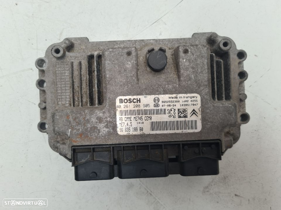 CENTRALINA BOSCH ORIGINAL 9663518980 0261208905 PEUGEOT PARTNER 1.6i CITROEN BERLINGO - 2