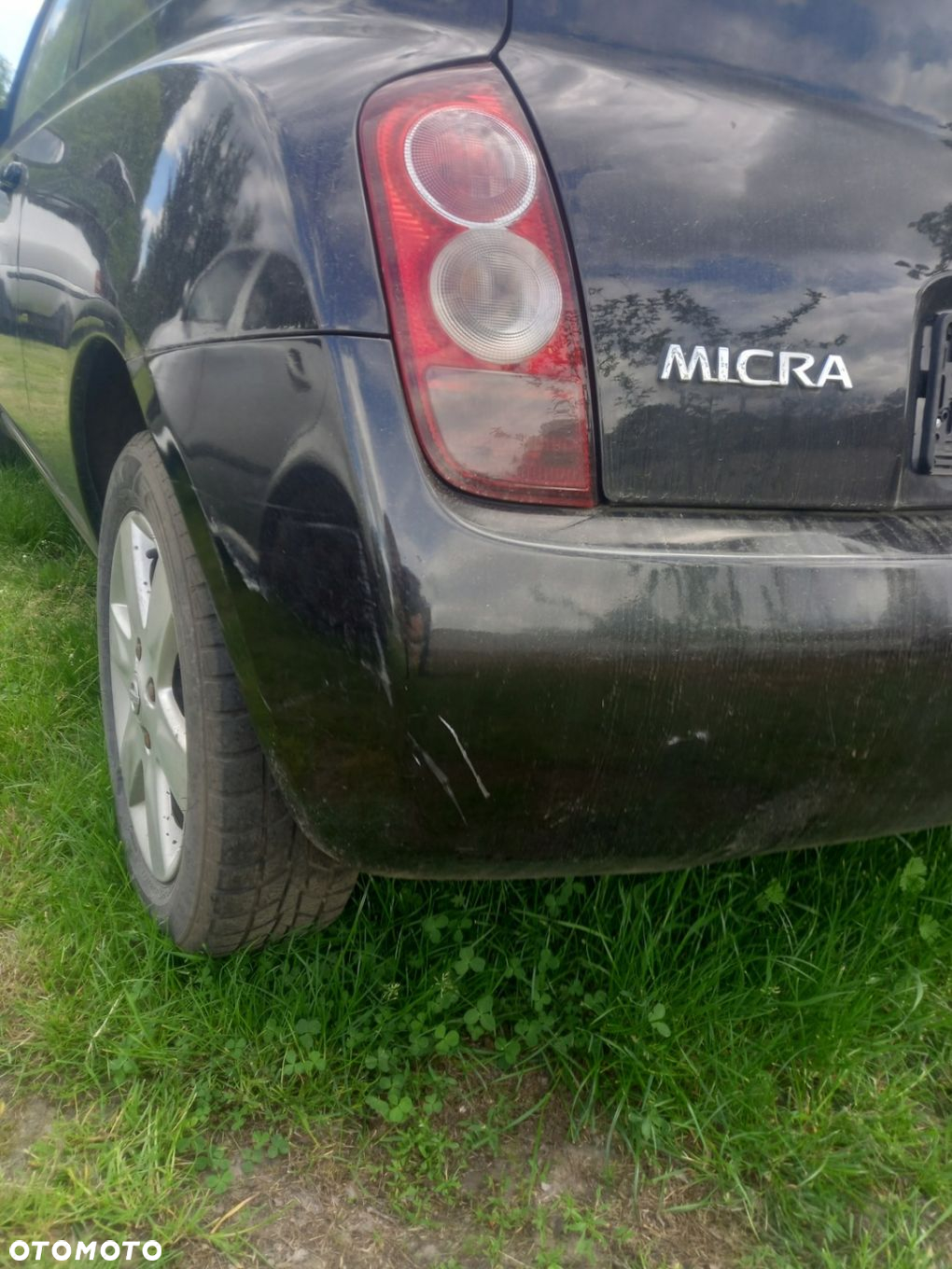 Zderzak tylny Nissan MICRA K12 03-2010 1.2 BEN Z11J 3 drzwiowy - 2