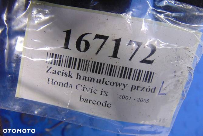 HONDA CIVIC IX 1.4 BENZYNA ZACISK HAMULCOWY LEWY PRZÓD - 6