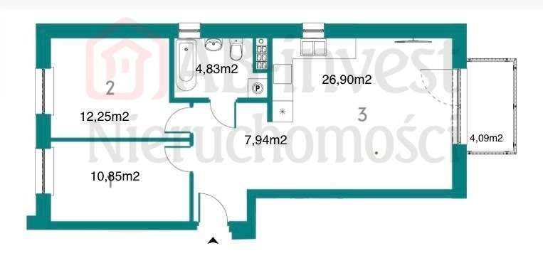 Nowe 3 pokoje z windą, piwnicą i parkingiem-11