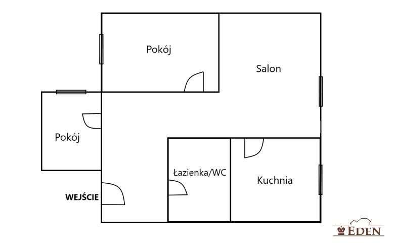 Mieszkanie, 52,24 m², Łuków-9