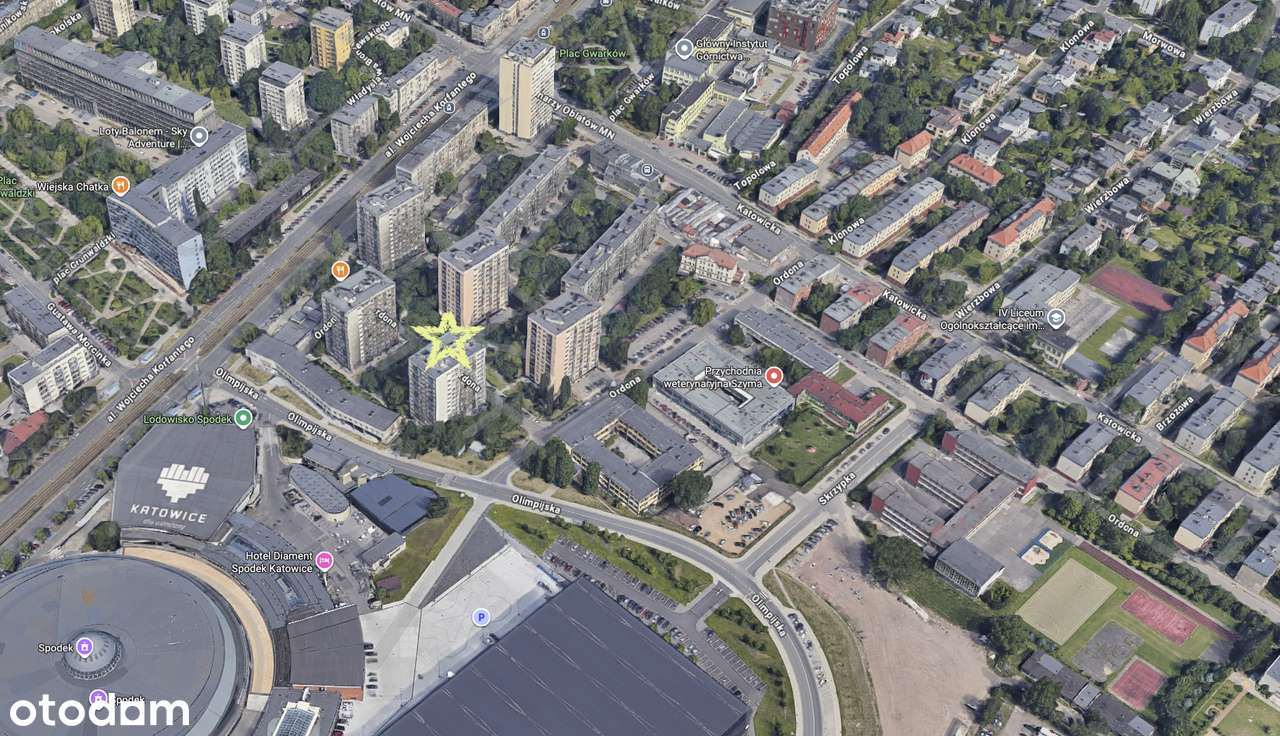 2 POKOJE Katowice, Koszutka ul. Ordona - okazja ! Super Lokalizacja-0