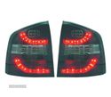 FAROLINS TRASEIROS LED PARA SKODA OCTAVIA KOMBI 05-13 PRETO ESCURECIDO - 1