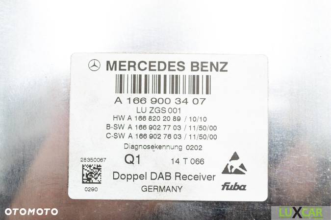 MERCEDES W212 LIFT MODUŁ WZMACNIACZ TUNER RADIOWY A1669003407 GORLICE - 3