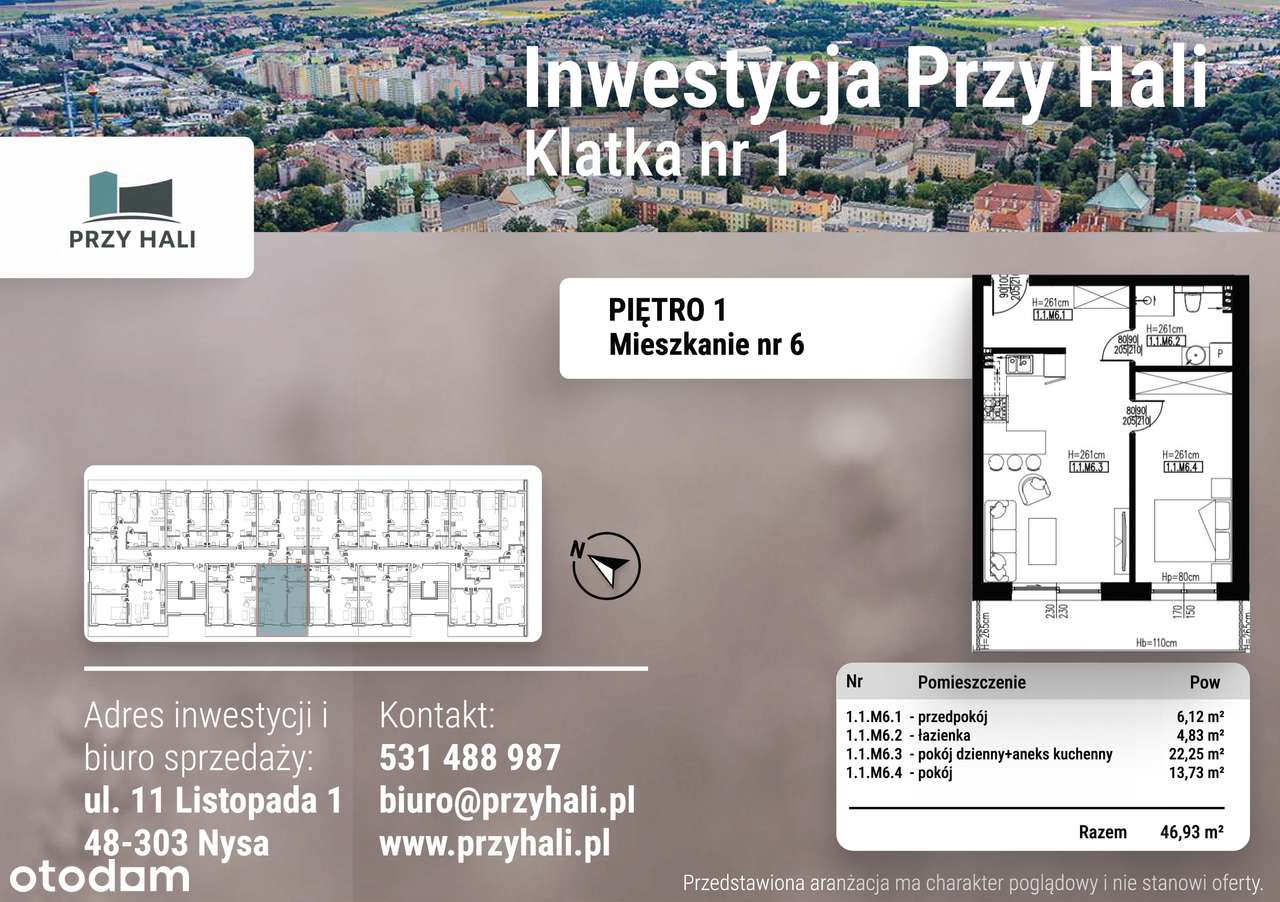 Przy Hali - 46,93 m2 - Pełny obrazek: 4/7