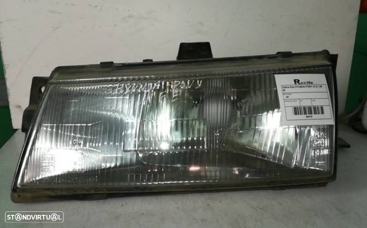 Optica Farol Esquerda Esq Hyundai Pony (X-2) - 1