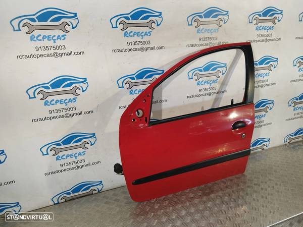 PORTA FRENTE FRONTAL ESQUERDA PEUGEOT 206 2AC 9002K5 FECHO ELEVADOR MOTOR PUXADOR - 2