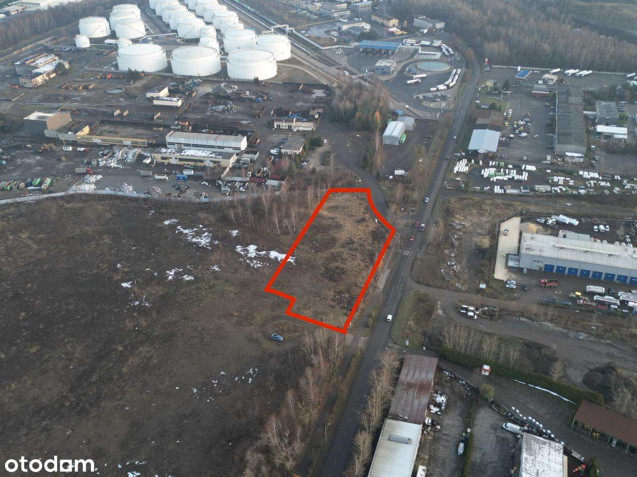 Działka handlowo-usługowo-produkcyjna przy głównej drodze - Pełny obrazek: 1/5