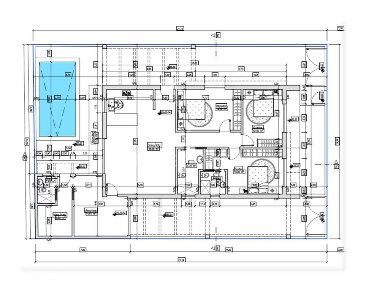 Moradia térrea T4 com piscina  nova a estrear - Fernão Ferro - Grande imagem: 5/5