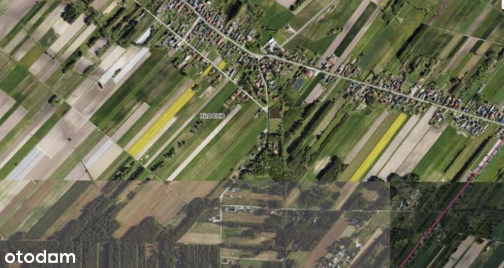 Kłocko duża działka 5973 m2 inwestycyjna-budowlana - Pełny obrazek: 1/3