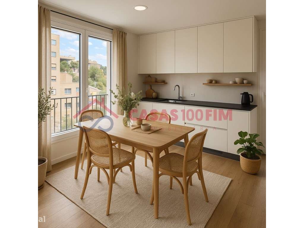 Apartamento T3 novo com varandas e vista castelo em Leiria - Grande imagem: 5/22