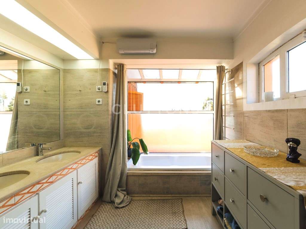 Apartamento T2, garagem, condomínio com jardim, piscina e campo de ...-21