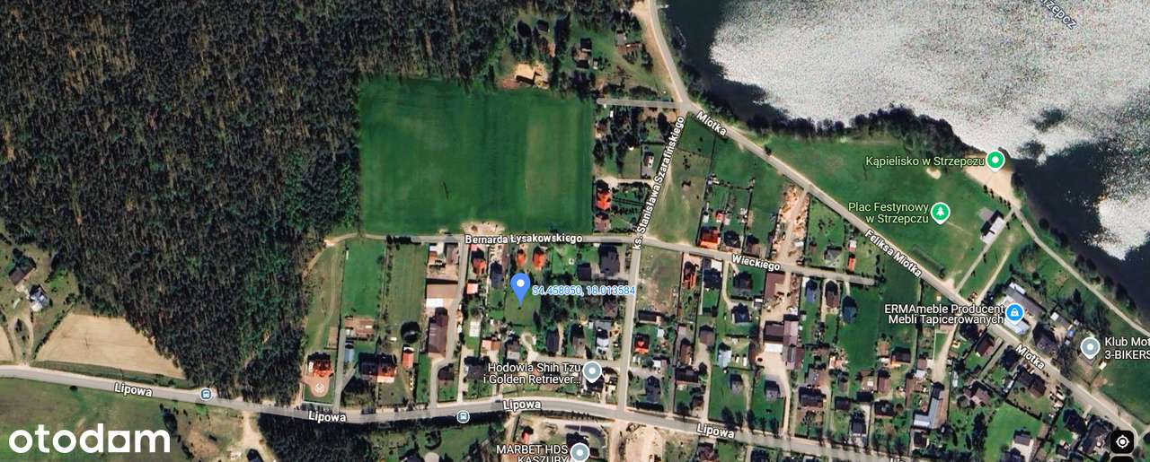 Atrakcyjna działka Strzepcz blisko jeziora-3