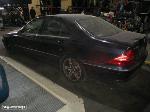 Carro MOT:  648960 MERCEDES S 320 CDI 2003 302CDI 204CV 4P PRETO DIESEL - 4