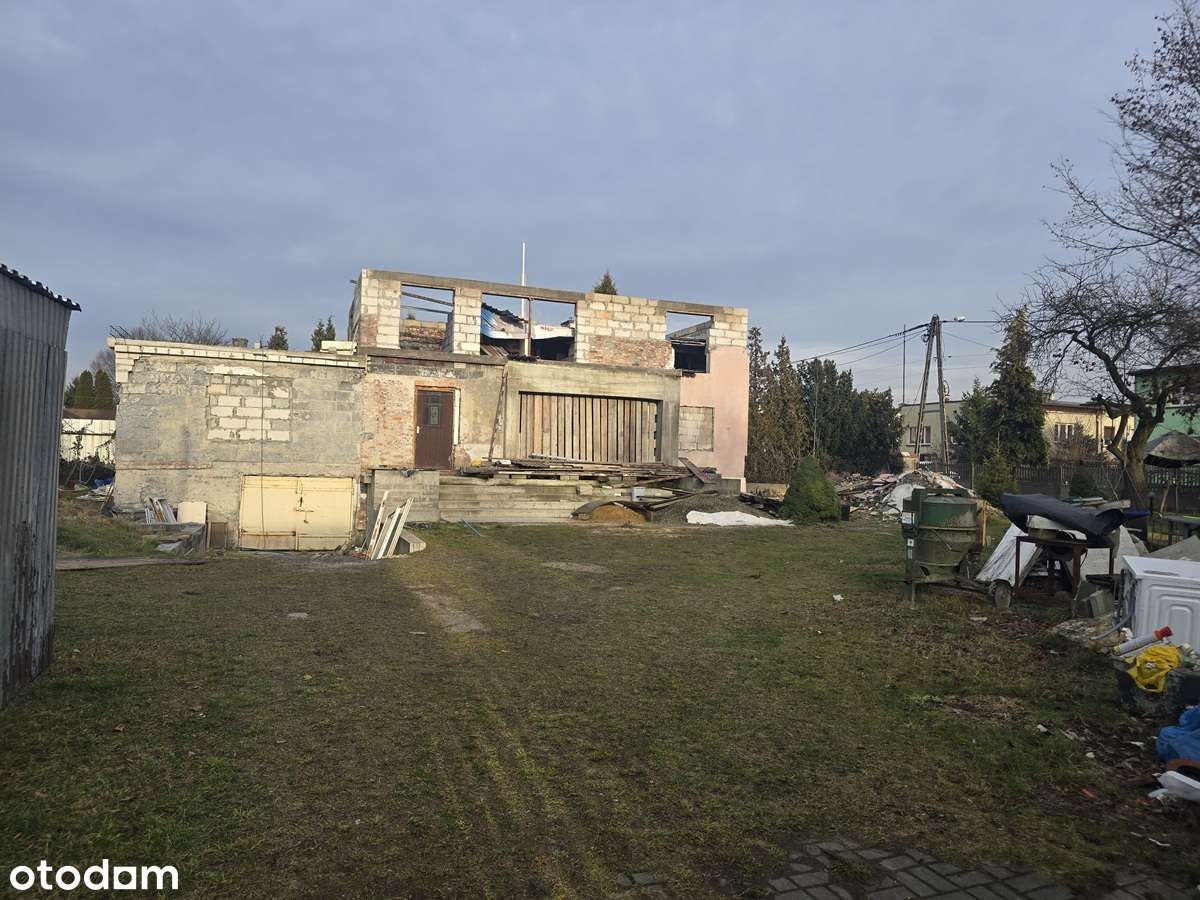 Ząbkowice, dom w trakcie rozbudowy-0