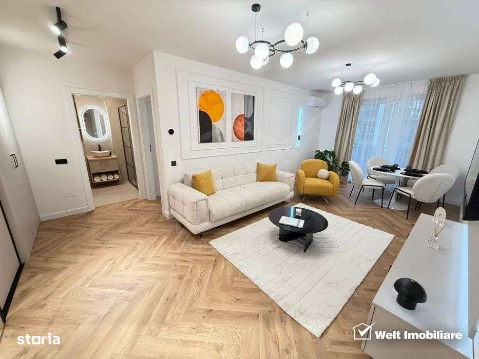 Apartament cu 2 camere, lux, 58mp, etaj 2, Elite City - Imagine principală: 2/9