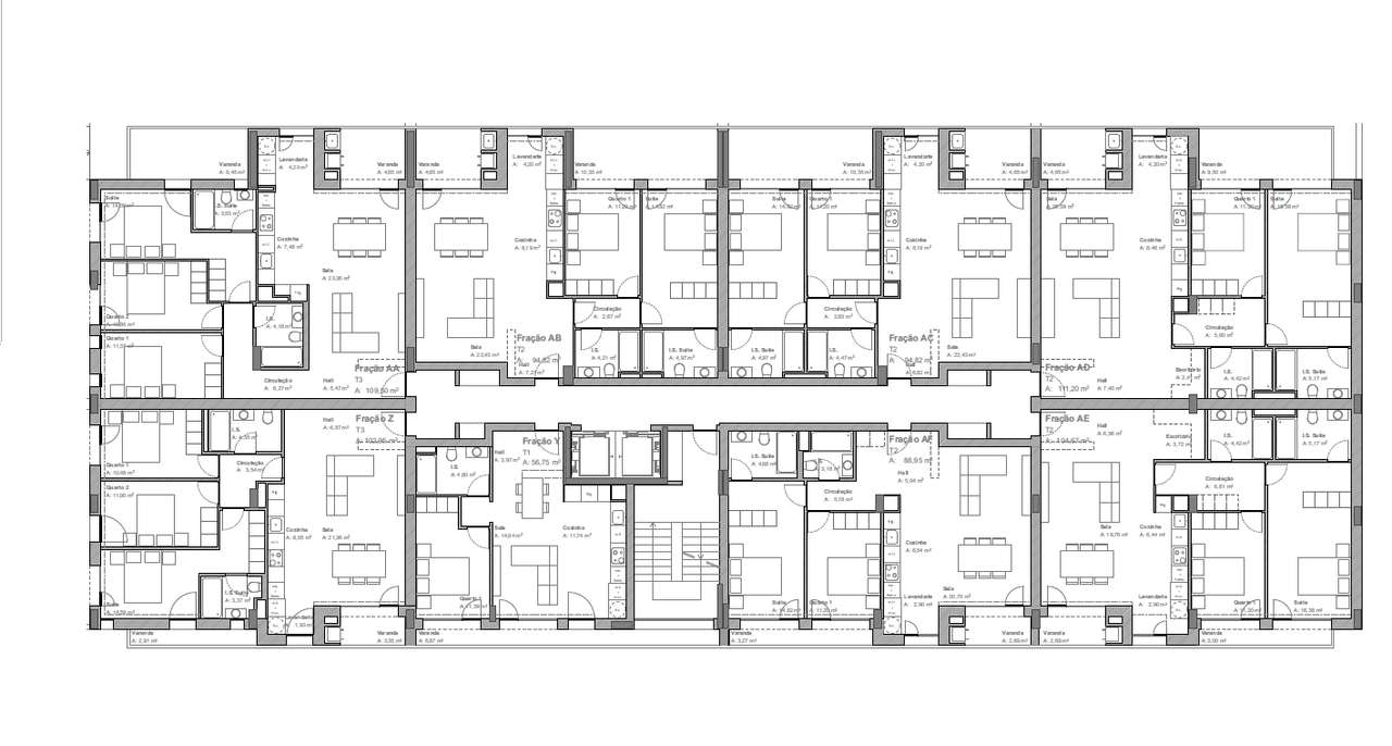 Apartamento T3 Novo-6