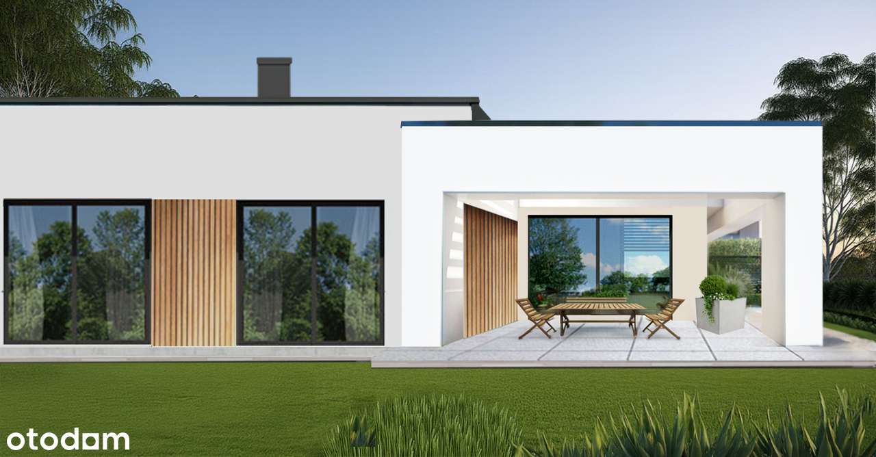 Twoja Zielona Oaza pod Łodzią -> Nowoczesny Dom w Rąbieniu - Pełny obrazek: 4/13