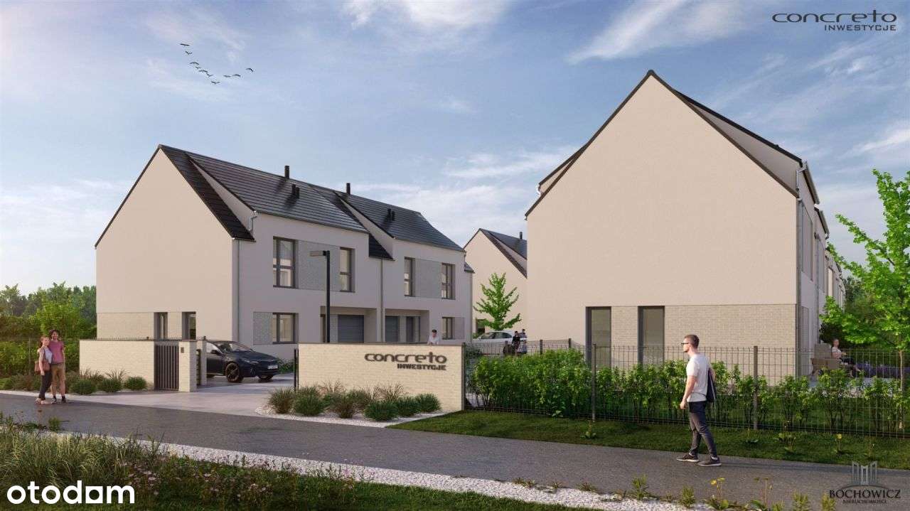 Smolec Kościcelna -bliźniaki z ogródkami i garażem-16