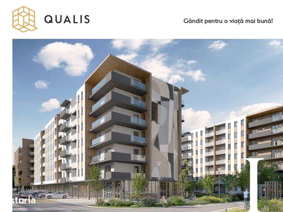 Qualis I: Apartament 2 camere, 57 mp, parcare inclusa-4
