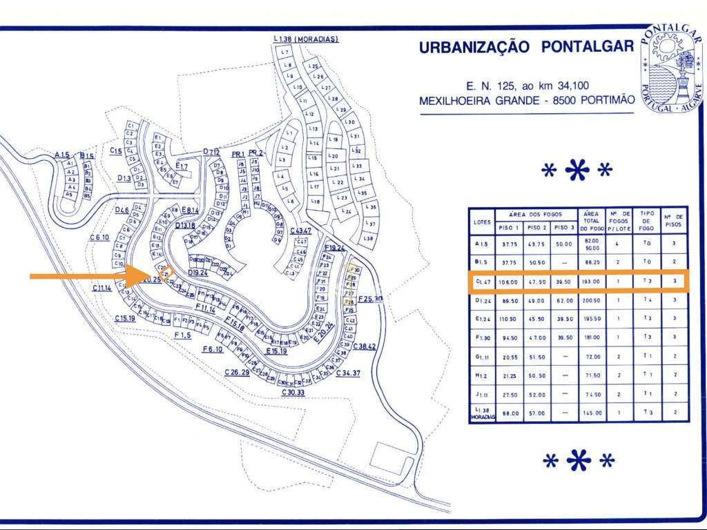 Lote / Terreno Casa Vista Mar Mexilhoeira Portimão - Grande imagem: 2/10