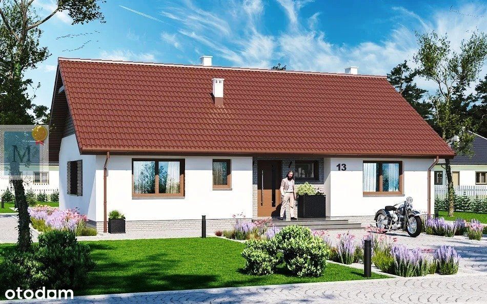 Parterowy szkieletowy 121m2,4pokoje,7a,Lubomyśl