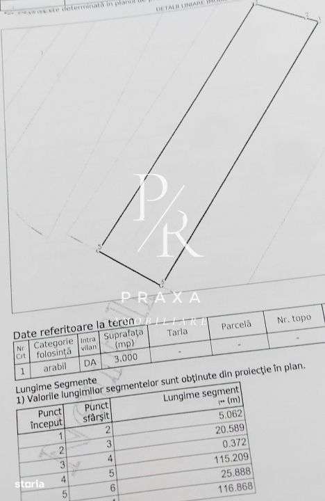 Teren intravilan, 3000 mp, parcelabil, pretabil constructii, zona Dona - Imagine principală: 2/2