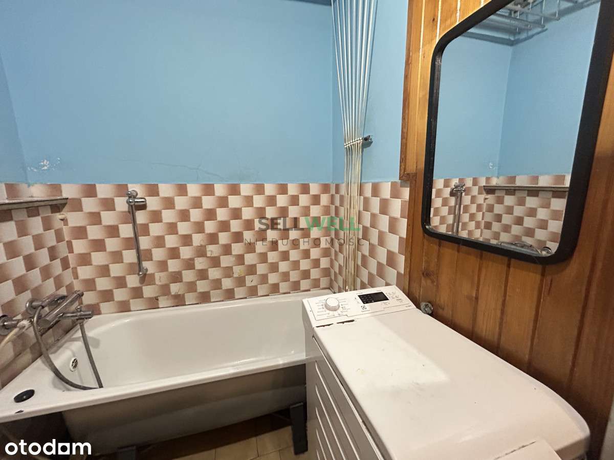 Rozkładowe 2 pokoje na parterze do remontu Dąbrowa-9