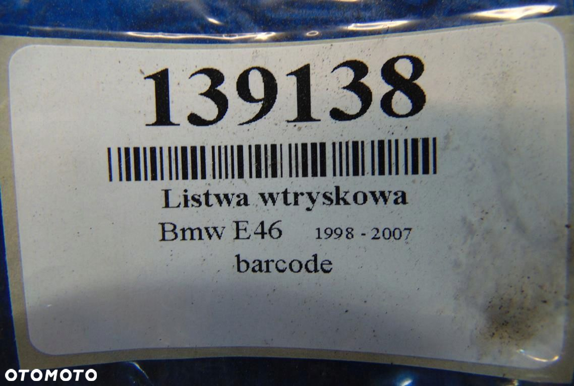 BMW E46 2.0 LISTWA WTRYSKOWA 1427335 - 6