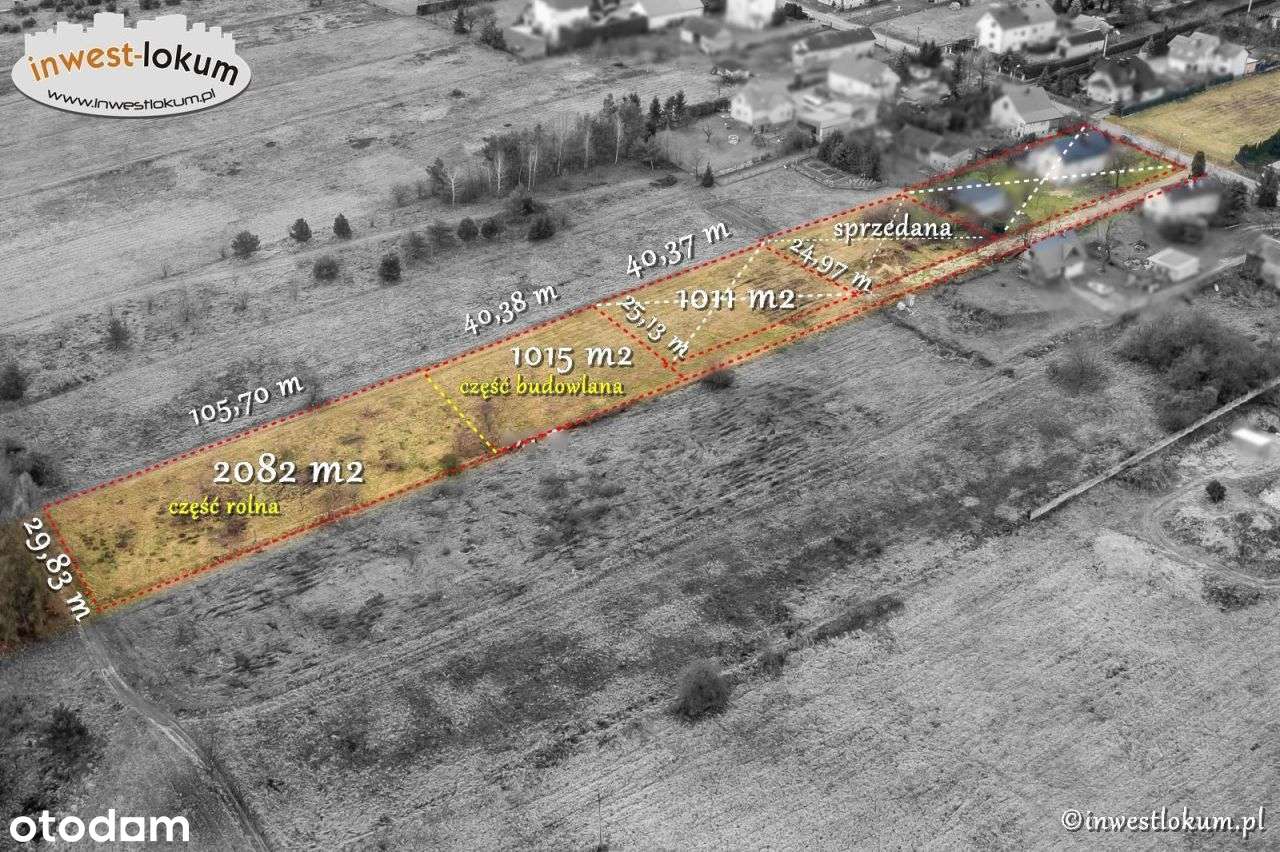 Działka, 3 097 m², Bogucin Mały - Pełny obrazek: 3/3