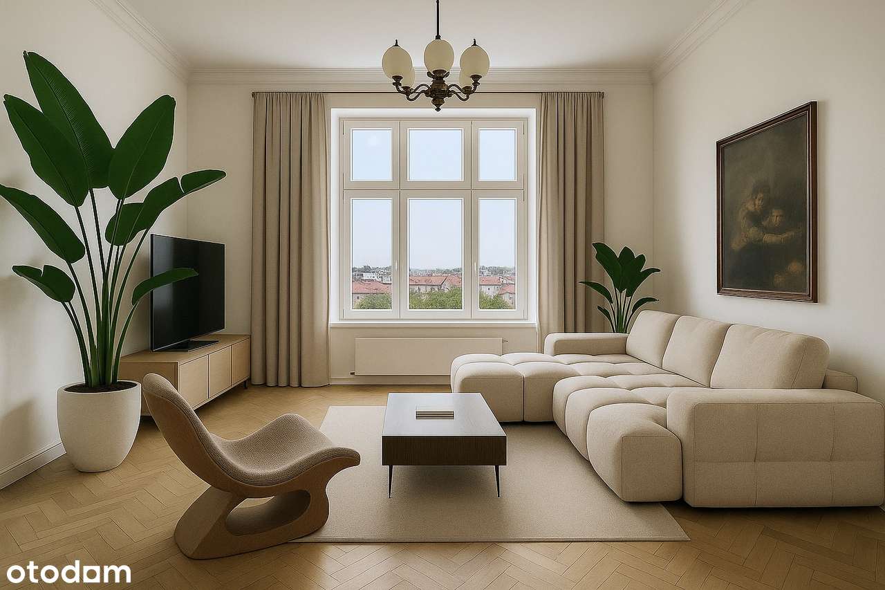 800 metrów od Rynku | Wysokie sufity | Balkon | Do remontu-1