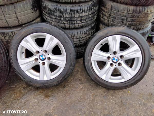 Set 4 Jante aliaj originale style 222 16'' R16 7JX16 ET44 BMW seria 1 2  3 E81 E82 E87 E88 F20 F21 F45 F46 E90 E91 E92 E93 Z3 Z4 + anvelope 205/55RF16 stare buna - 4