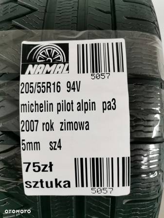 1x michelin pilot alpin pa3 205/55r16 opona zimowa 5057 - 8