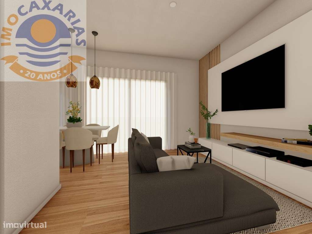 Apartamento T2 NOVO com Terraço e Garagem em Caxarias-11