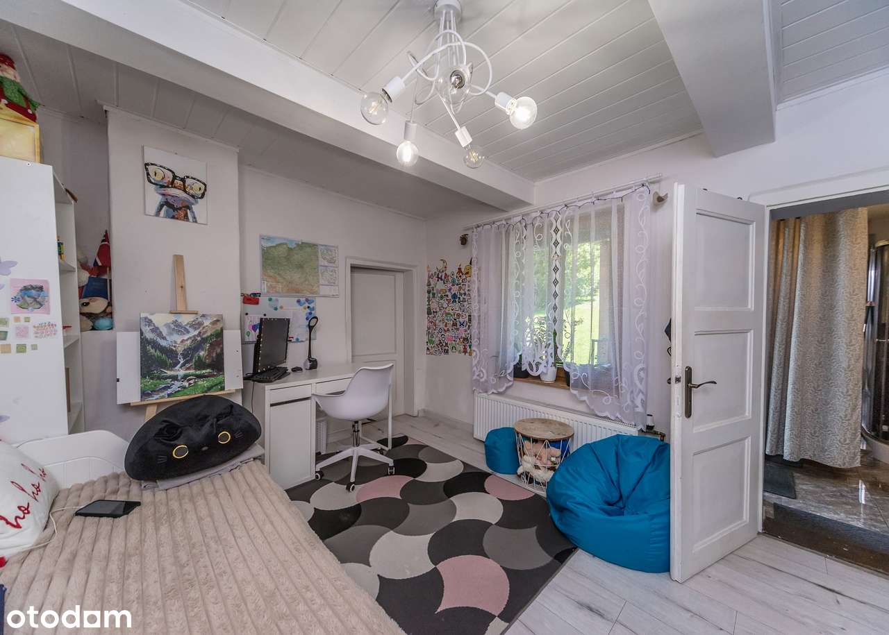 Dom na dużej działce w Bystrej, widoki na góry-9