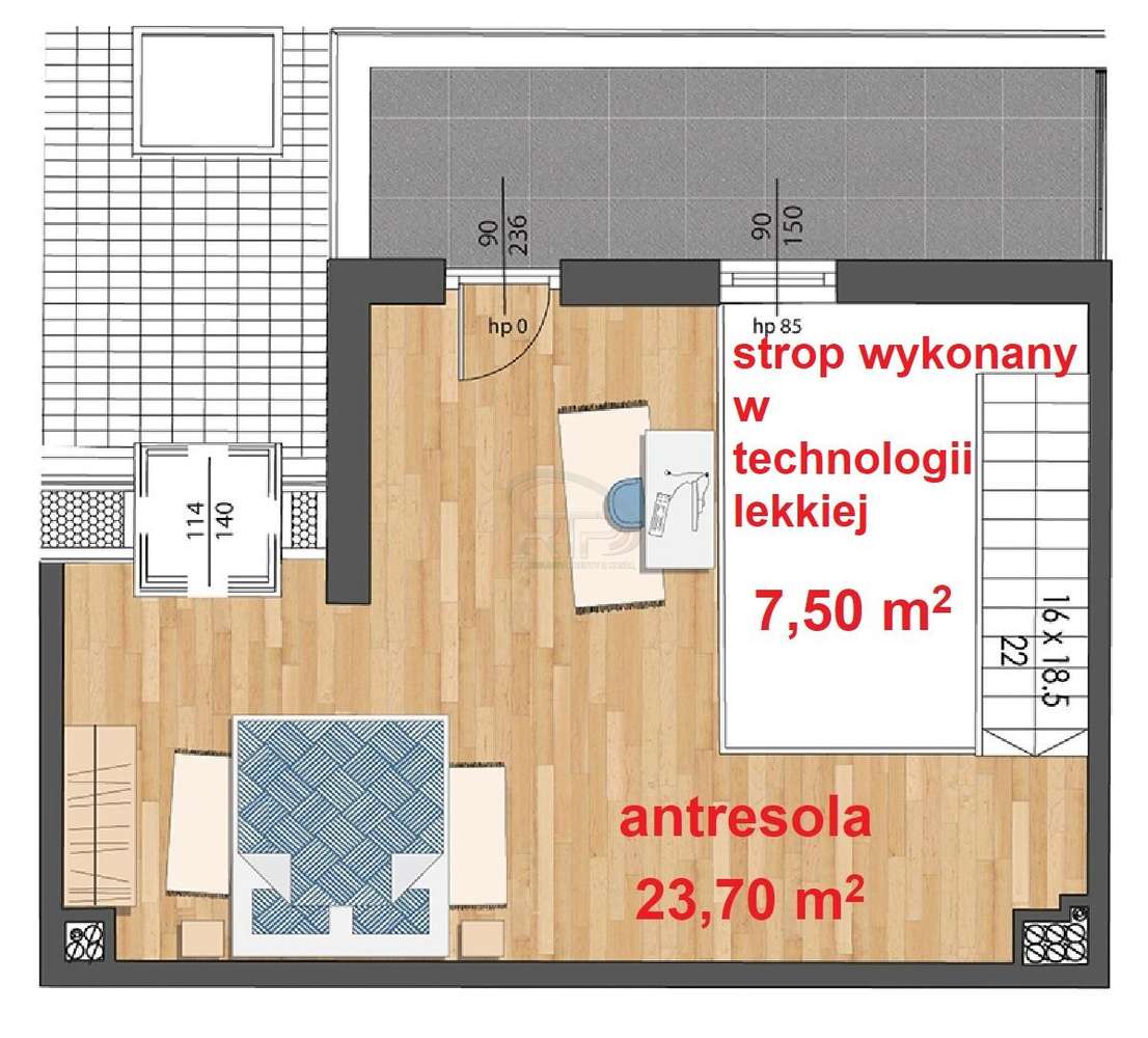 *4 pok/5 pok*82m2*Maślice*2 balkony*Dwupoziomowe*Od zaraz-6