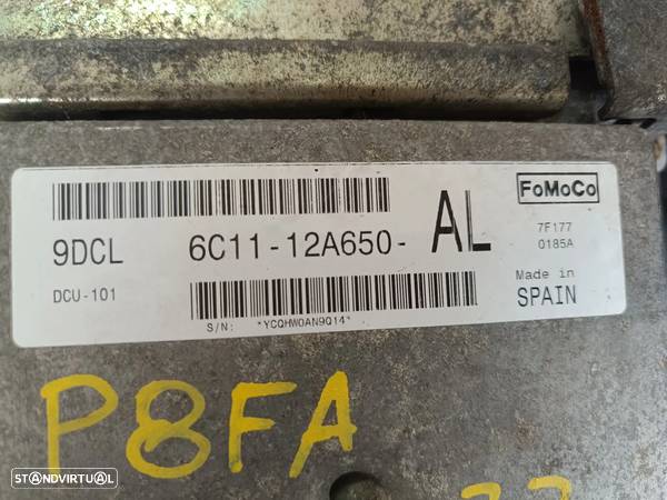 centralina Motor Ford Transit 2.2TDCI 9DCL - 6C11-12A650-AL-DCU-101 - 2