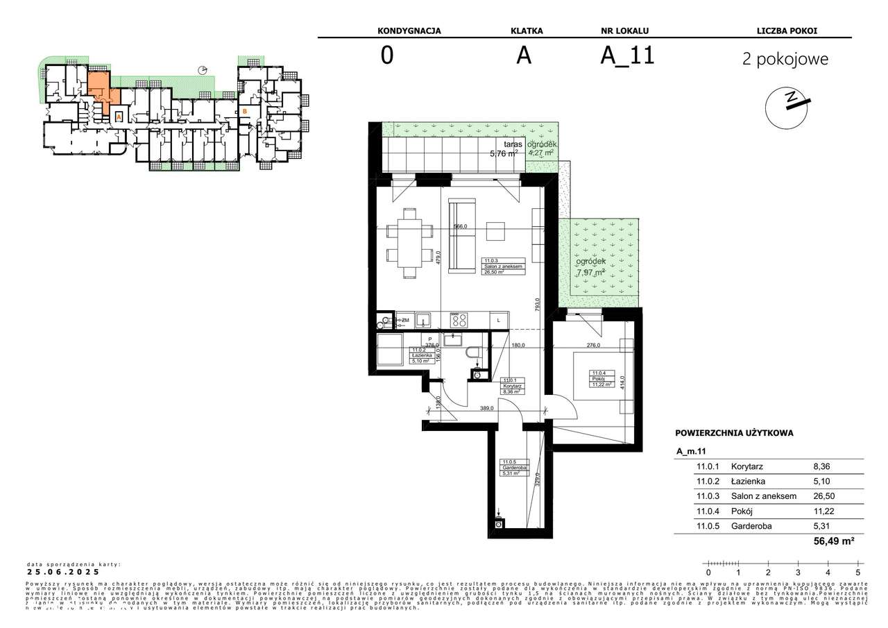 Wilkońskich 3 | mieszkanie 2-pok. | A_m.11 - Pełny obrazek: 2/7