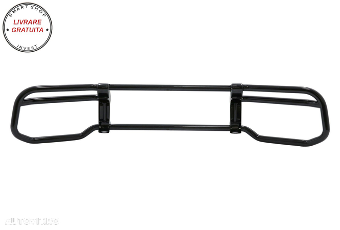 BullBar Bare Protectie Mercedes G-Class Facelift W463 W464 G63 (2018-) Negru Lucio- livrare gratuita - 5