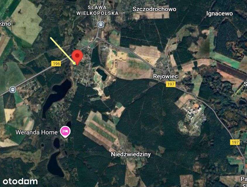 działka budowlana Sławica 1000m2 gmina Skoki - Pełny obrazek: 3/9