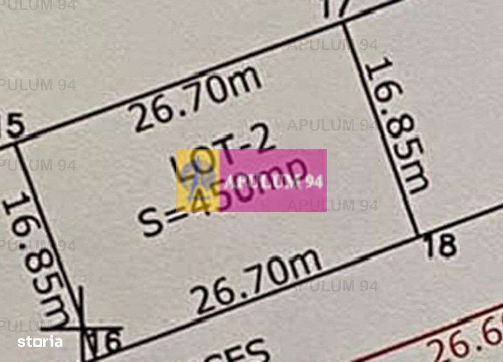 Teren 450mp pentru construcție casă - Imagine principală: 2/20