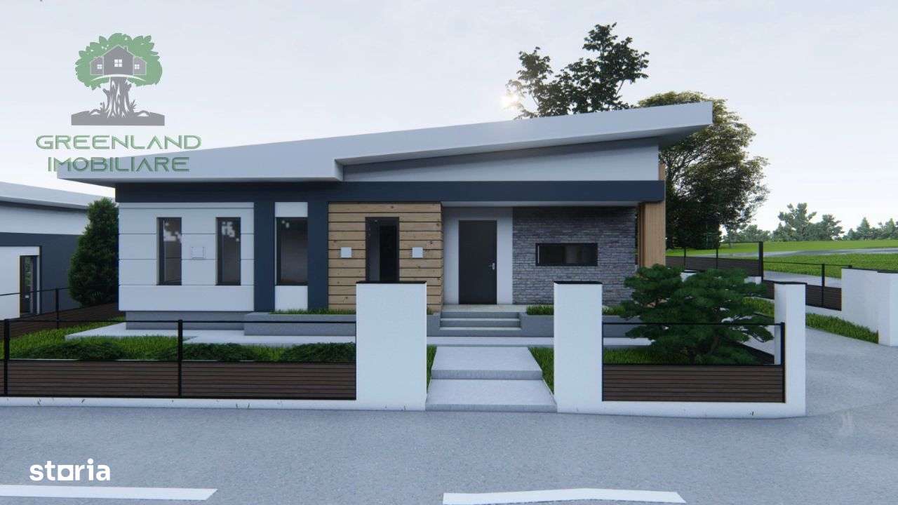 Casa individuala parter 4 cam, 2 bai, 130mp, teren 450mp, langa PADURE - Imagine principală: 4/9