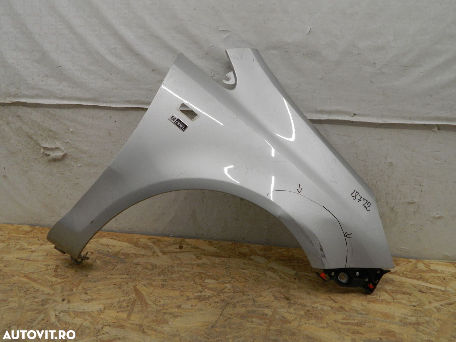 Aripa dreapta fata Opel Corsa D, 2006, 2007, 2008, 2009, 2010, 2011, 2012, 2013. - 1