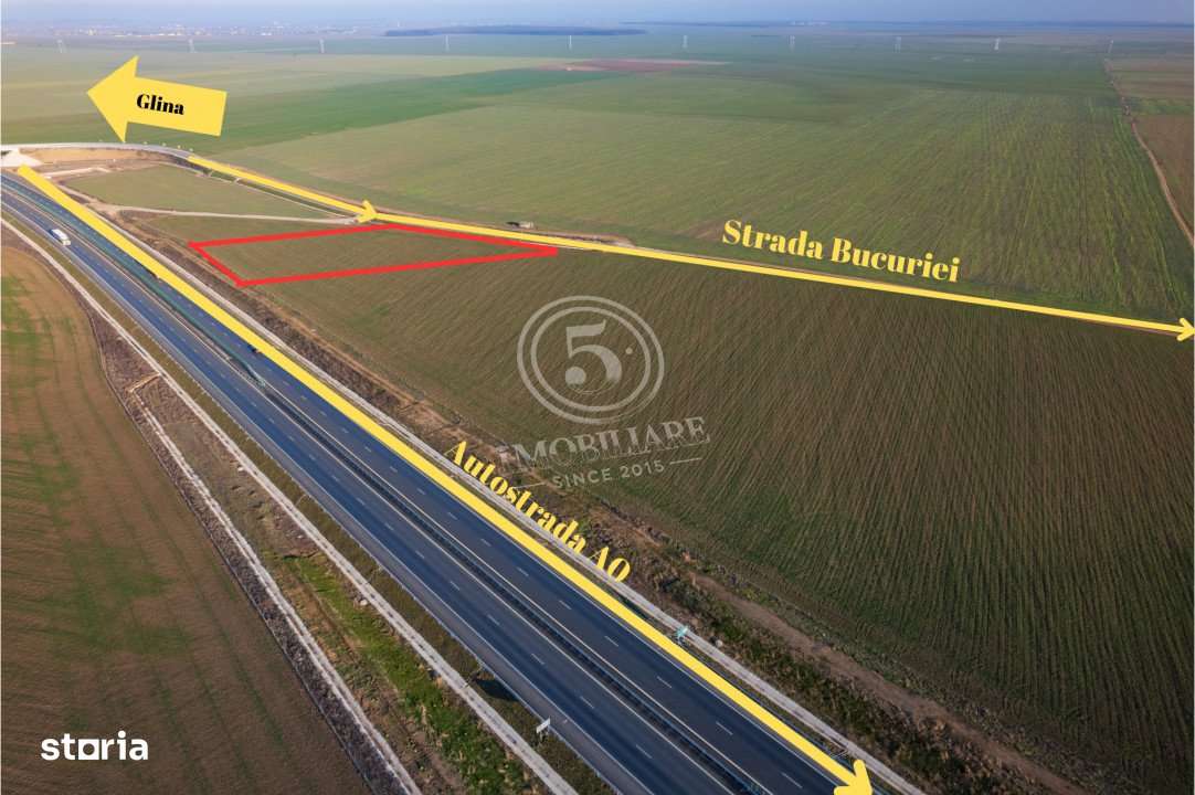 Teren 2.900 mp pentru Hale – Investitie Ideala langa Autostrada A0-2