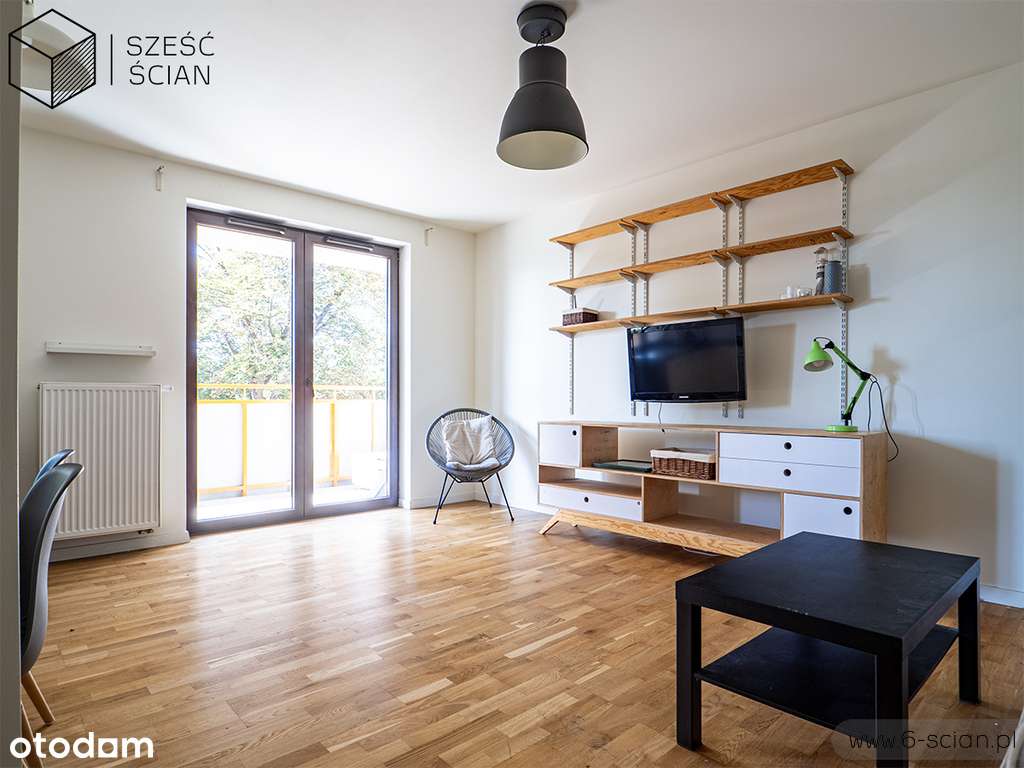 2-pok.| Duży taras | Drewniana podłoga| Brzeska 15-5