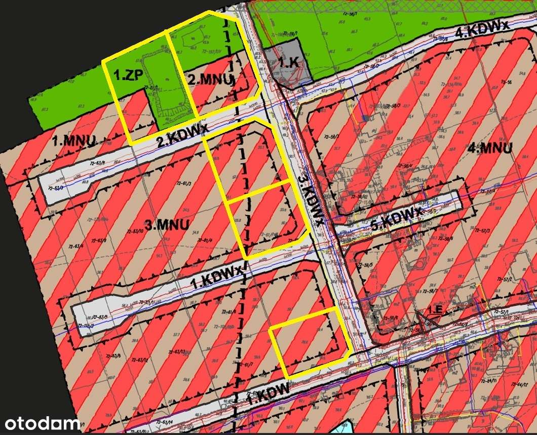 Działki budowlane Wawrzyny / wszystkie media / od 69 zł/m2-6